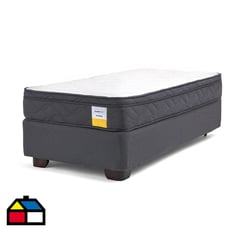 DRIMKIP - Cama Americana Eurotop 1.5 Plaza BN 105x190 cm