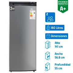 LIBERO - Freezer Vertical 180 Litros Gris LFV-200I