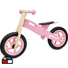KIDSCOOL - Bicicleta madera rosado Riders aro 12