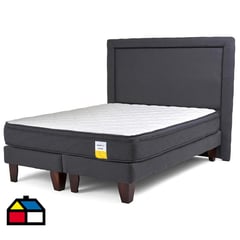 DRIMKIP - Cama Europea Eurotop King BD 180x200 cm + Respaldo