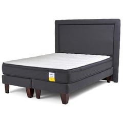 DRIMKIP - Cama Europea Eurotop King BD 180x200 cm + Respaldo