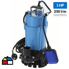 MEUDY - Bomba sumergible 1 HP 220 V 250 l/min