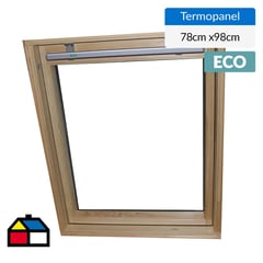 WINTEC - Ventana de techo termopanel 78x98 cm