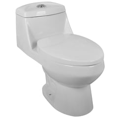 SENSI DACQUA - Sanitario One piece a Piso 30,5 cm 6 Litros Vinciny Blanco