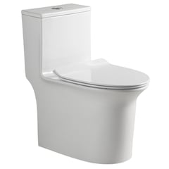 SENSI DACQUA - Sanitario One piece a Piso 30,5 cm 6 Litros Bilbao Blanco