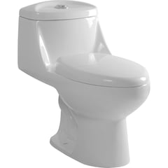 SENSI DACQUA - Sanitario One piece a Piso 30,5 cm 6 Litros Vinciny Blanco