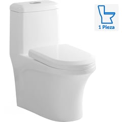 SENSI DACQUA - Sanitario One piece a Piso 30,5 cm 7 Litros Roma Blanco