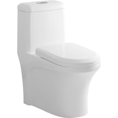 SENSI DACQUA - Sanitario One piece a Piso 30,5 cm 7 Litros Roma Blanco