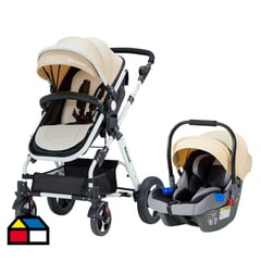 KIDSCOOL - Coche cuna Travel Sytem beige