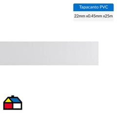 IMPERIAL - Tapacanto PVC blanco 22x0,45 mm Ro 25 mt