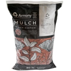 ARMONY - Mulch rústico decorativo 30 litros rojo