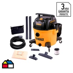 DEWALT - Aspiradora Seco Húmedo Tambor 34 Litros 1200 W DWV109-B2C