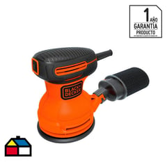 BLACK+DECKER - Lijadora roto orbital eléctrica 200W