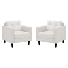 BODEVIR - Set de sillones retro 1C felpa crudo