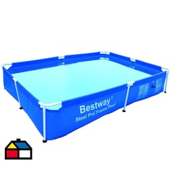 BESTWAY - Piscina estructural rectangular 228x159x42cm