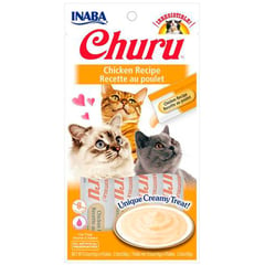 CHURU - Snack puré gatos pollo