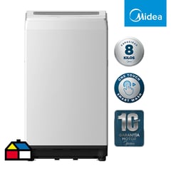 MIDEA - Lavadora Carga Superior 8 kg Blanco MLS-080BE04N