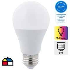 NEXXT SOLUTIONS - Ampolleta inteligente LED E27 9W multicolor WiFi