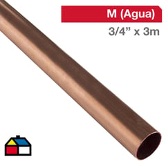 GD COOPER - Tubo Cobre Agua 3/4 "x3 m