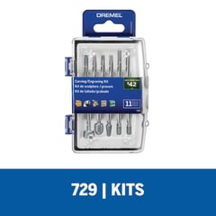 DREMEL - Kit multiuso para tallar y grabar 11 piezas