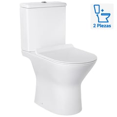 TEKA STROHM - Sanitario Two piece Dual Múltiple 6 Litros Inca Pro Blanco