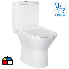 TEKA STROHM - Sanitario Two piece Dual Múltiple 6 Litros Inca Pro Blanco