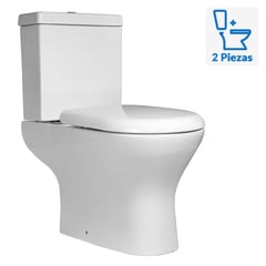 SENSI DACQUA - Sanitario Two piece Dual Múltiple 6 Litros Girona Blanco