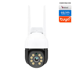 VELOTI - Cámara de seguridad domo smart exterior FULL HD Wifi