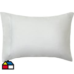 ROYAL SUPREME - Funda almohada 500 hilos algodón blanco 52x92 cm