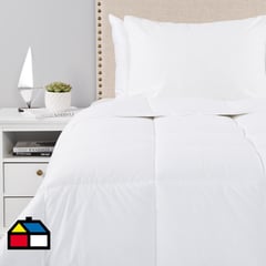 ROYAL SUPREME - Duvet down alternative blanco 1,5 plazas