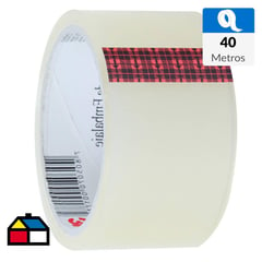 3M - Cinta Adhesiva para embalaje transparente 48 mm x 40 mts