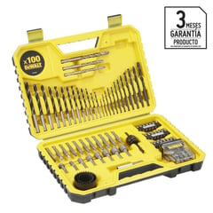 DEWALT - Set 100 piezas para taladrar y atornillar