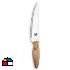 JUST HOME COLLECTION - Cuchillo chef 20 cm mango plástico y madera