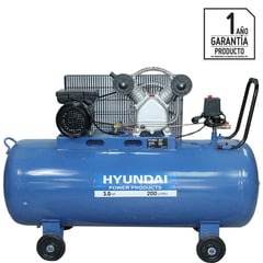 HYUNDAI - Compresor de Aire 3 HP 200 Litros 78HYAC200