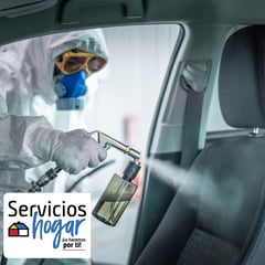 SERVICIOS HOGAR - Servicio de sanitización de un auto en tienda Sodimac Homecenter.