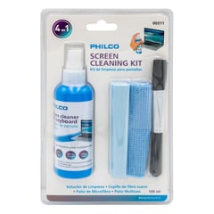 PHILCO - Set de limpieza para pantallas 4 en 1