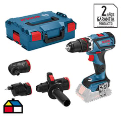 BOSCH - Taladro inlámbrico atornillador 13 mm 18V + 2 baterías