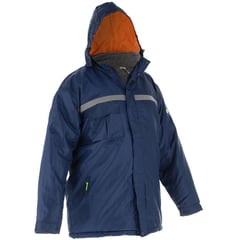 FG SAFETY - Parka térmica azul con gorro XL