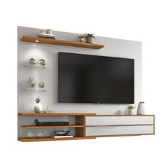 HOME MOBILI - Panel tv 60" mdp blanco 151x180x36 cm