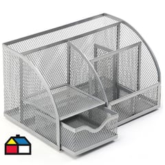 JUST HOME COLLECTION - organizador de escrito plata