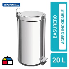 TRAMONTINA - Basurero pedal brasil 20 litros