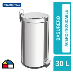 TRAMONTINA - Basurero pedal brasil 30 litros