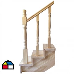 MULTIMARCA - Pasamano pino radiata finger joint 4.5X65X150 cm