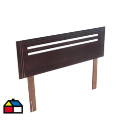 CIC - Respaldo 2 plazas 150x50x4 cm chocolate