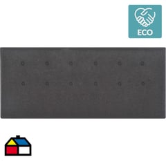 CIC - Respaldo 2 plazas 160x70x6 cm gris/grafito