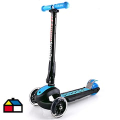 KIDSCOOL - Scooter infantil regulable azul