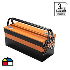 TRAMONTINA PRO_MC - Caja de herramientas 52,5x30x30 cm con 26 herramientas