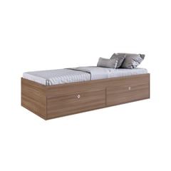 HOGA - Cama 1,5 plazas con 4 puertas 42x108x192 cm