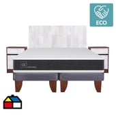 CIC - Cama europea new ortopedic king + muebles