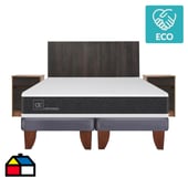 CIC - Cama europea new ortopedic king + muebles